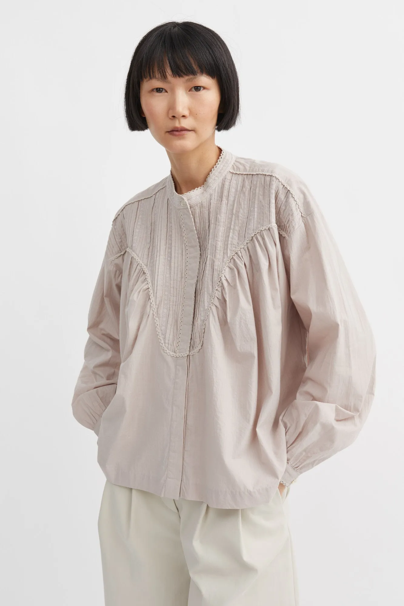Aurora blouse - Dusty lavender