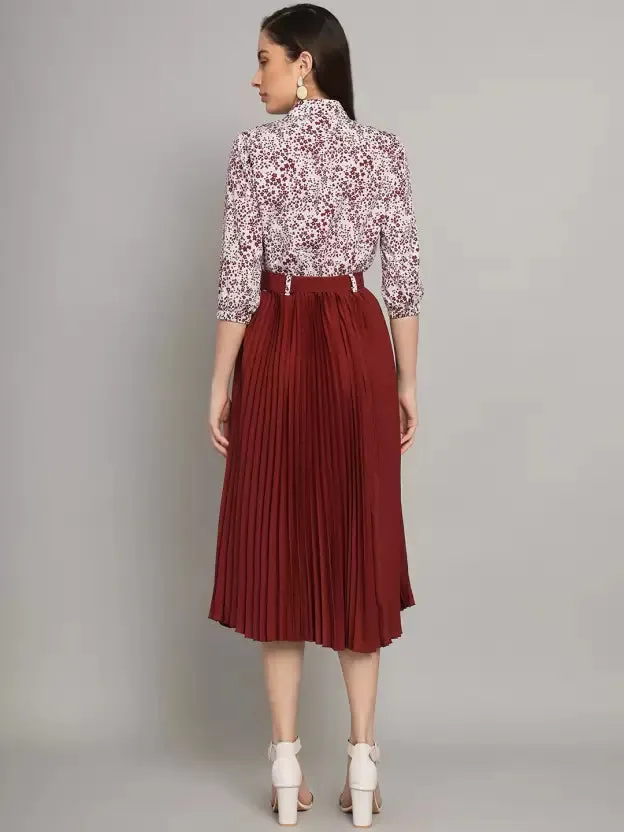 Chic Charm Collared A-line Dress