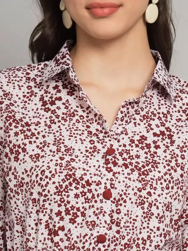 Chic Charm Collared A-line Dress