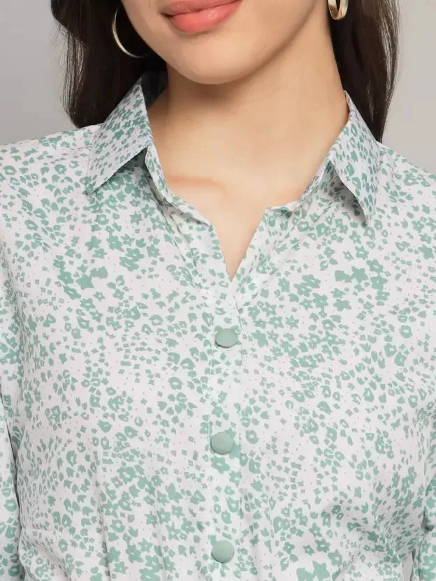 Chic Charm Collared A-line Dress