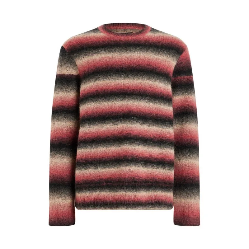 Custom Mohair Striped Sweater - OEM/ODM Men's Knitted Pullover