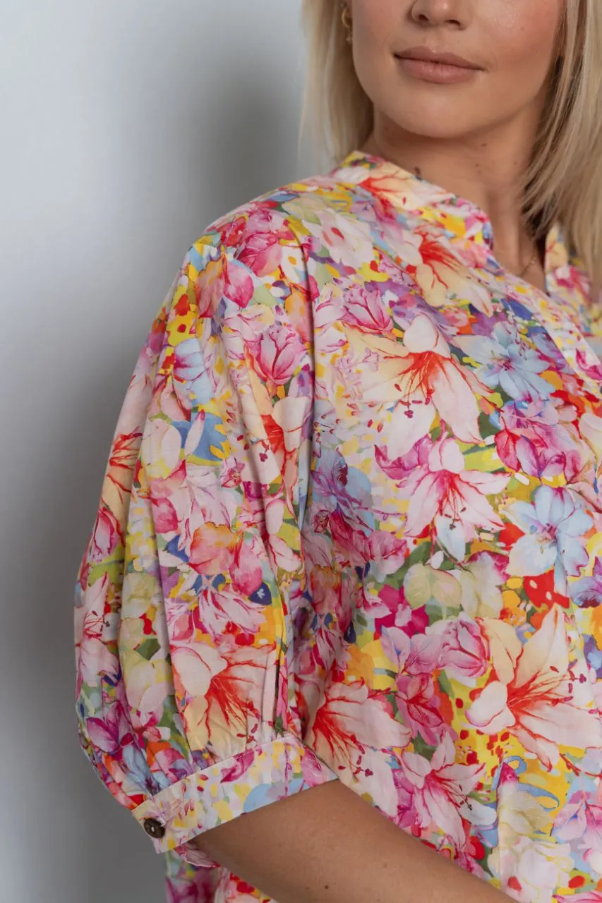 FLORAL BISHOP BLOUSE