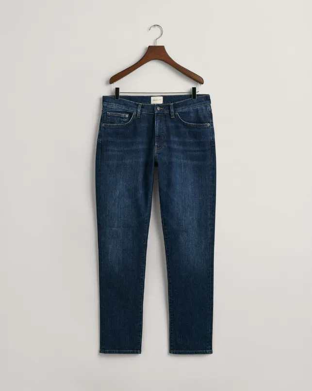GANT<BR>
Slim Denim Jeans<BR>
Denim<BR>