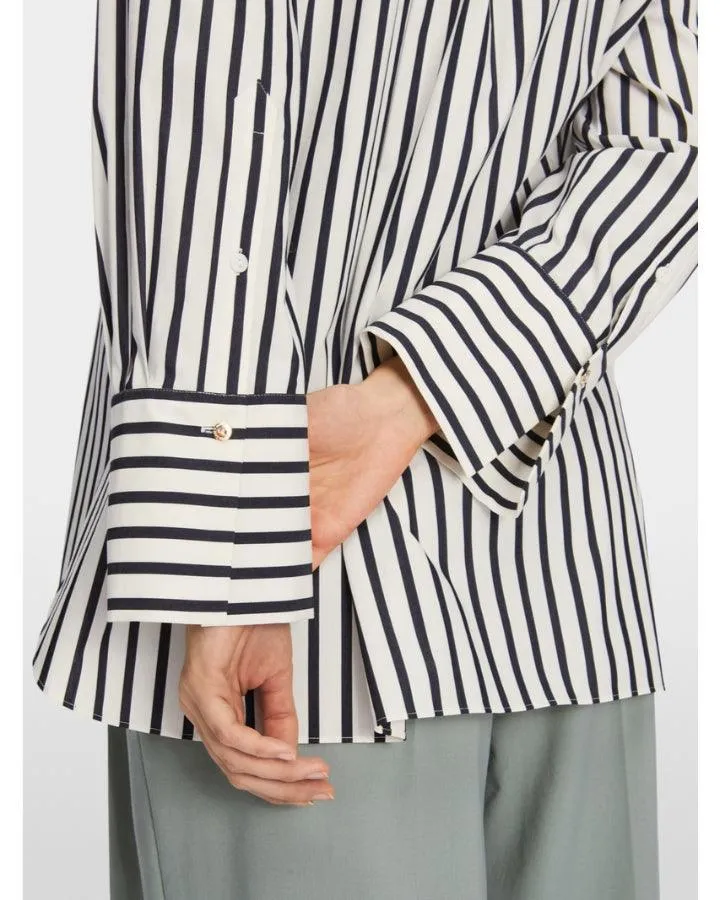 Marc Cain Stripe Jewel Detail Shirt
