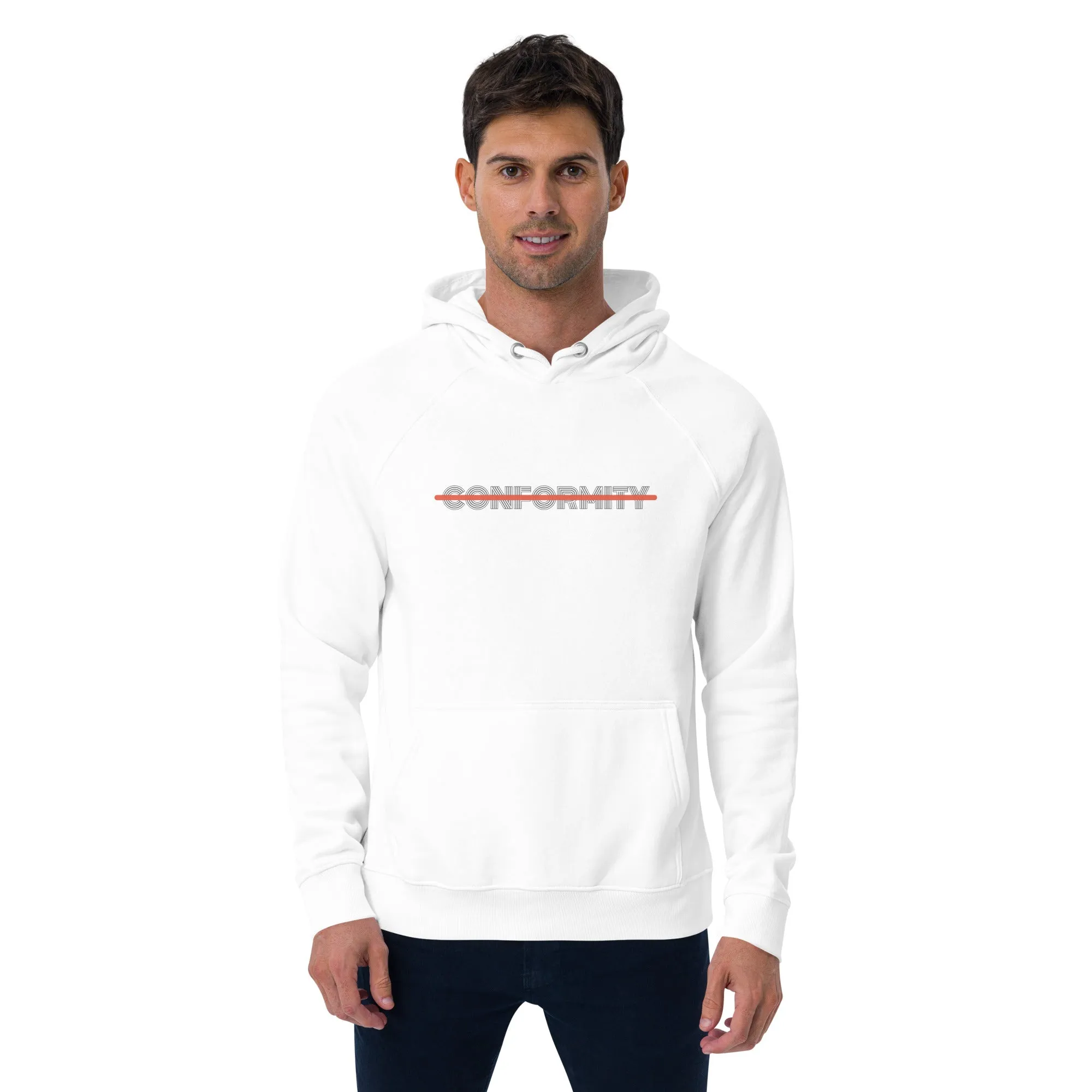 Screaming Nonconformity Unisex eco raglan hoodie