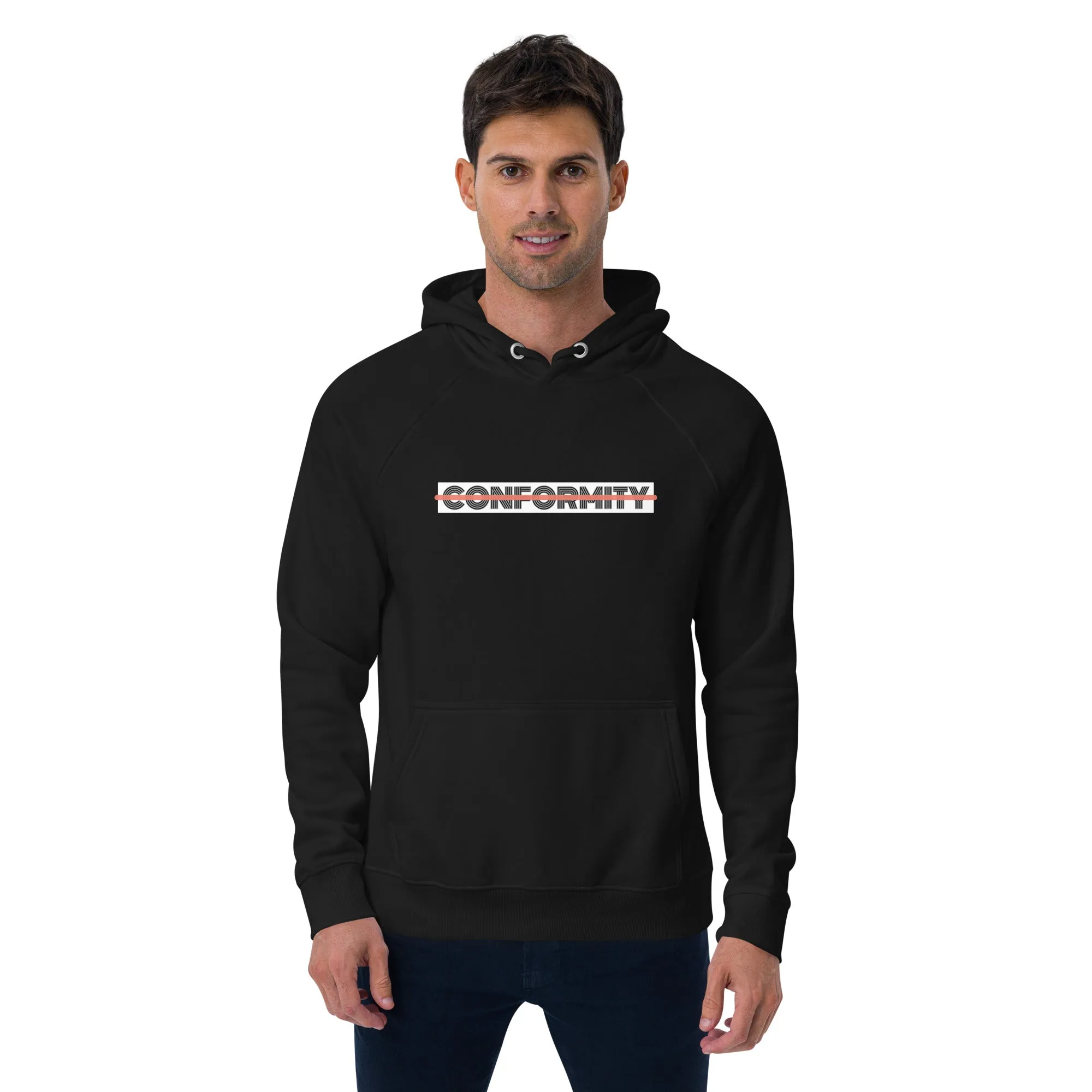 Screaming Nonconformity Unisex eco raglan hoodie