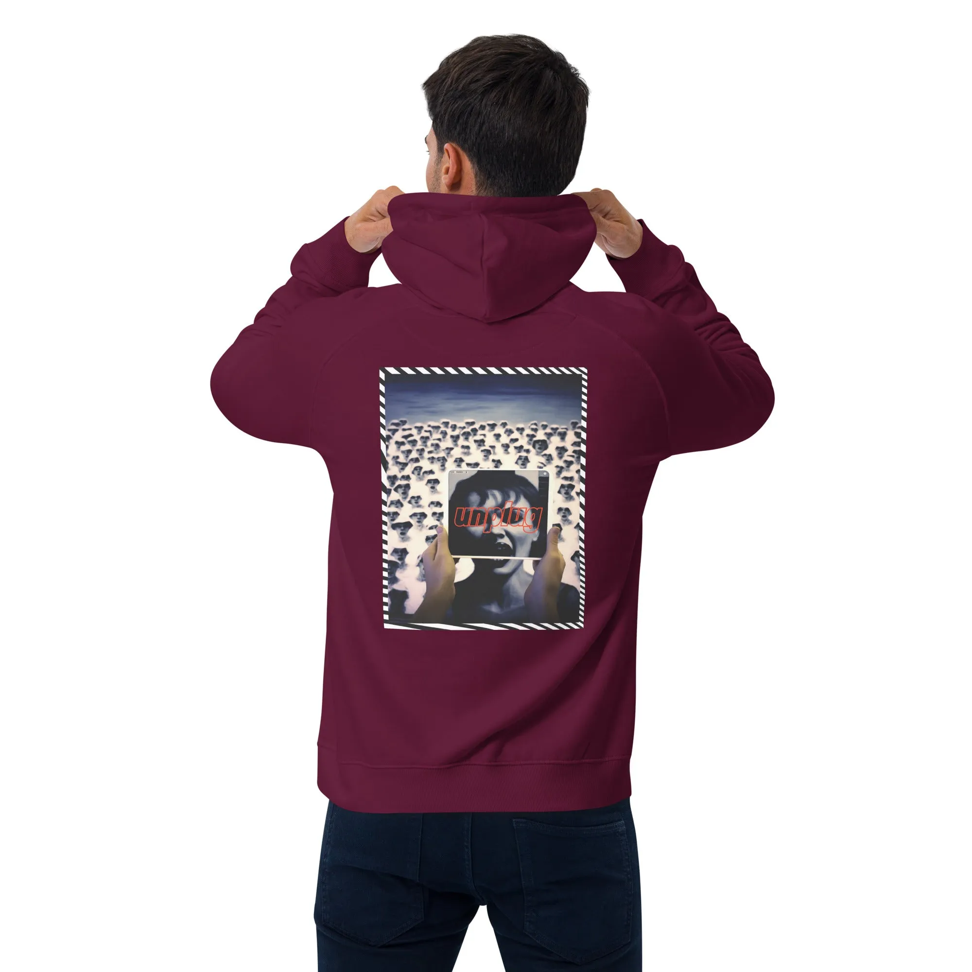 Screaming Nonconformity Unisex eco raglan hoodie