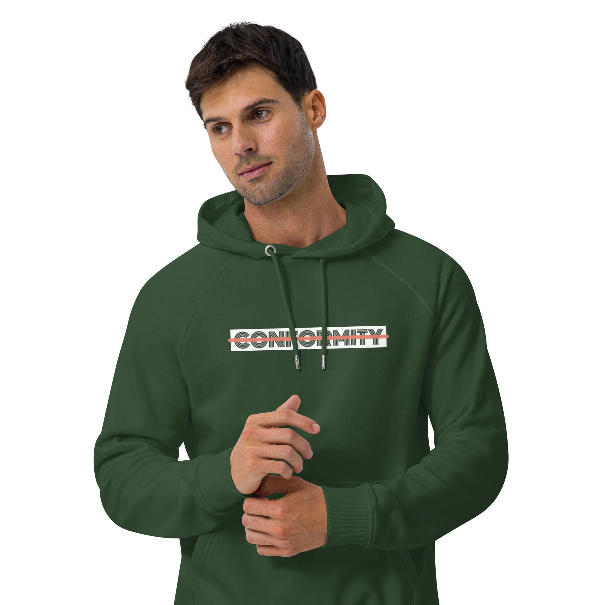 Screaming Nonconformity Unisex eco raglan hoodie