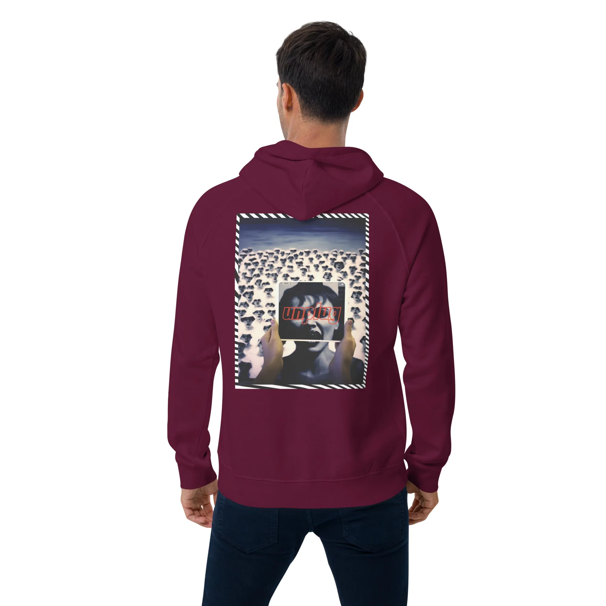 Screaming Nonconformity Unisex eco raglan hoodie