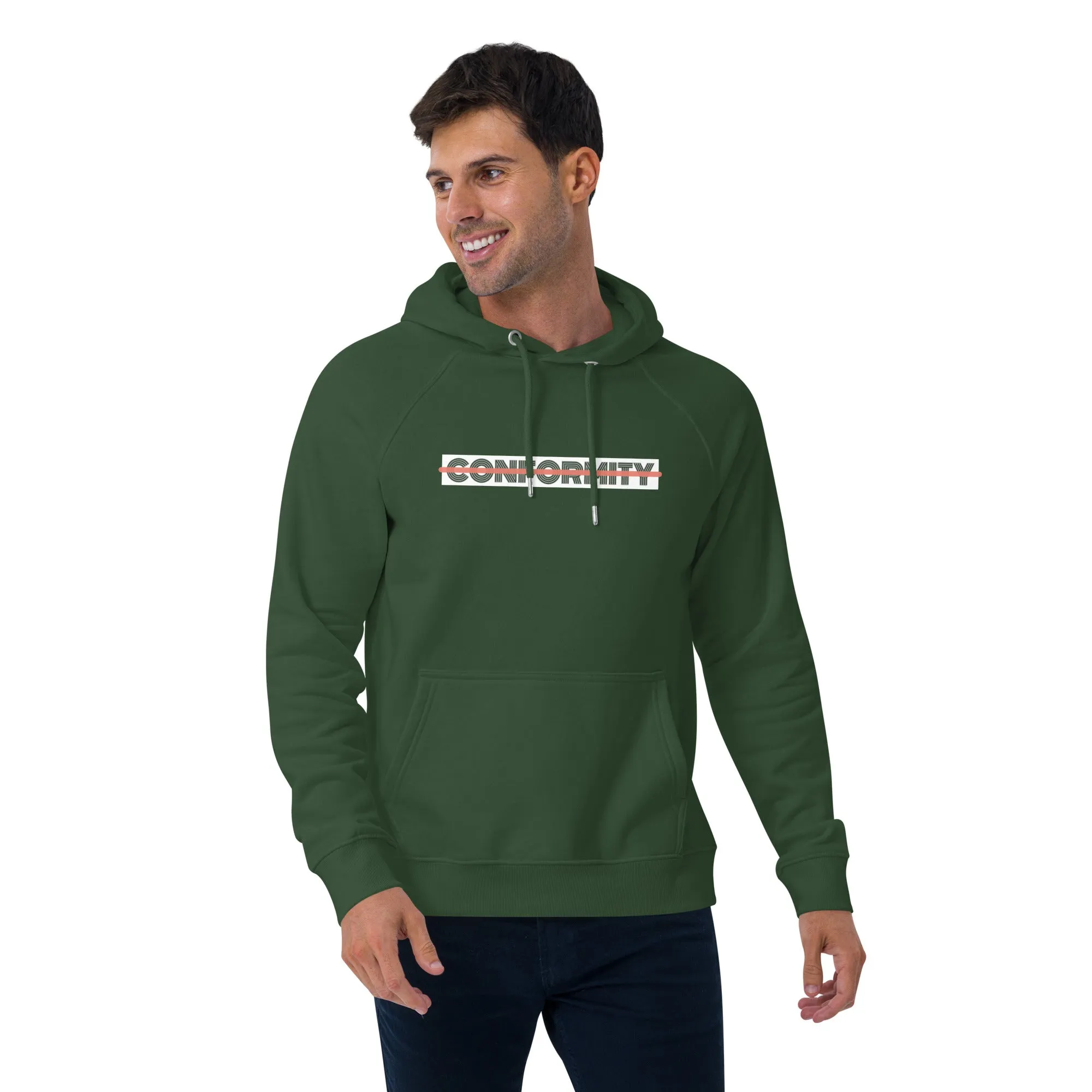 Screaming Nonconformity Unisex eco raglan hoodie