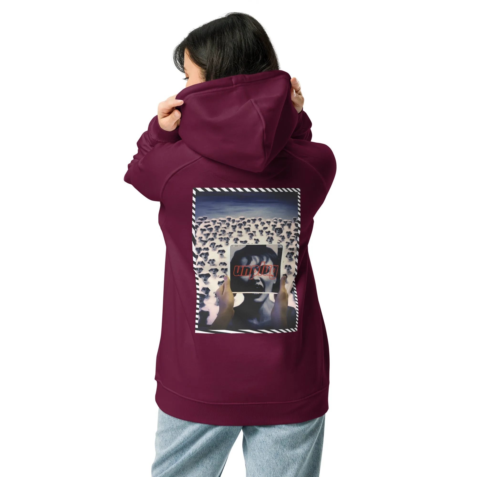 Screaming Nonconformity Unisex eco raglan hoodie
