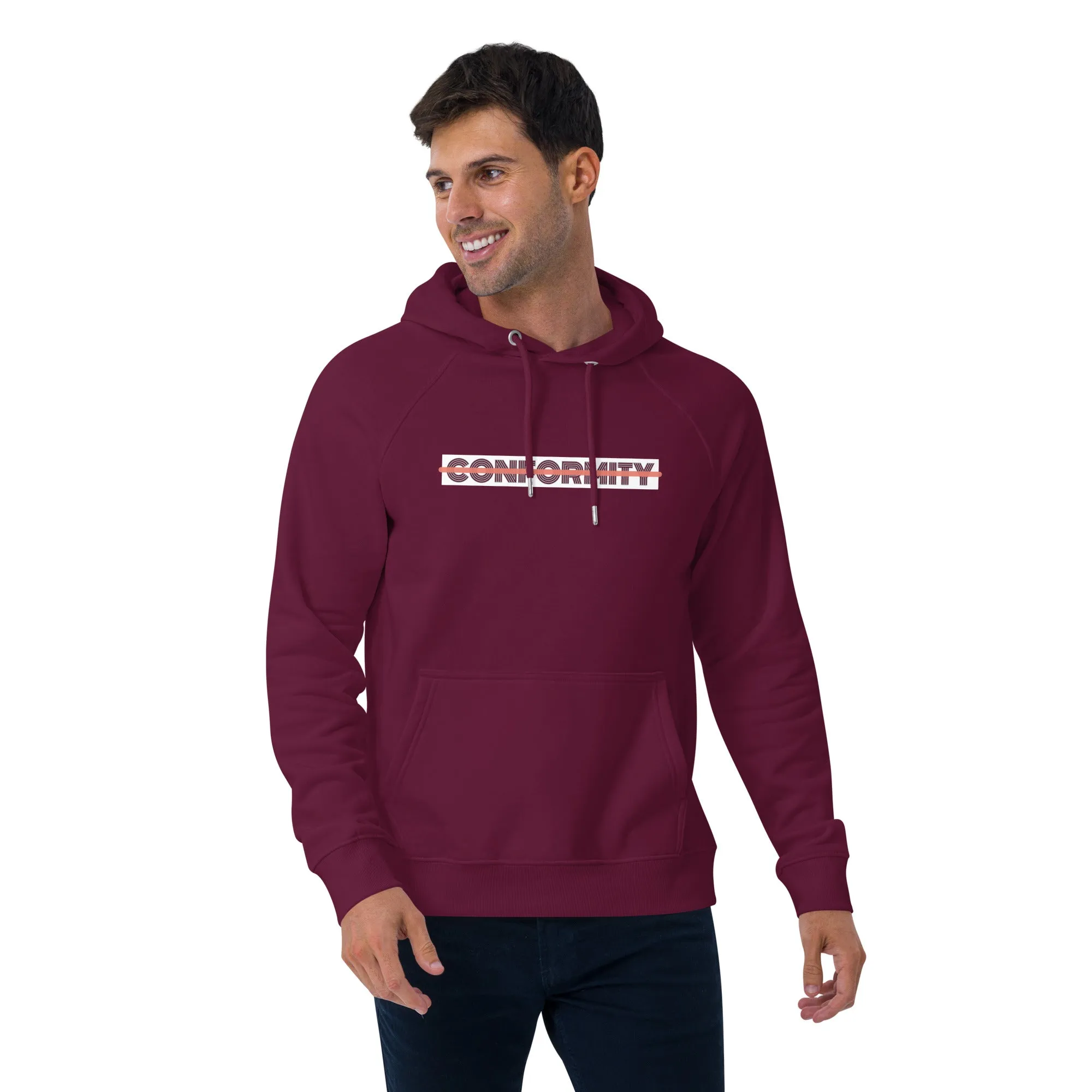 Screaming Nonconformity Unisex eco raglan hoodie