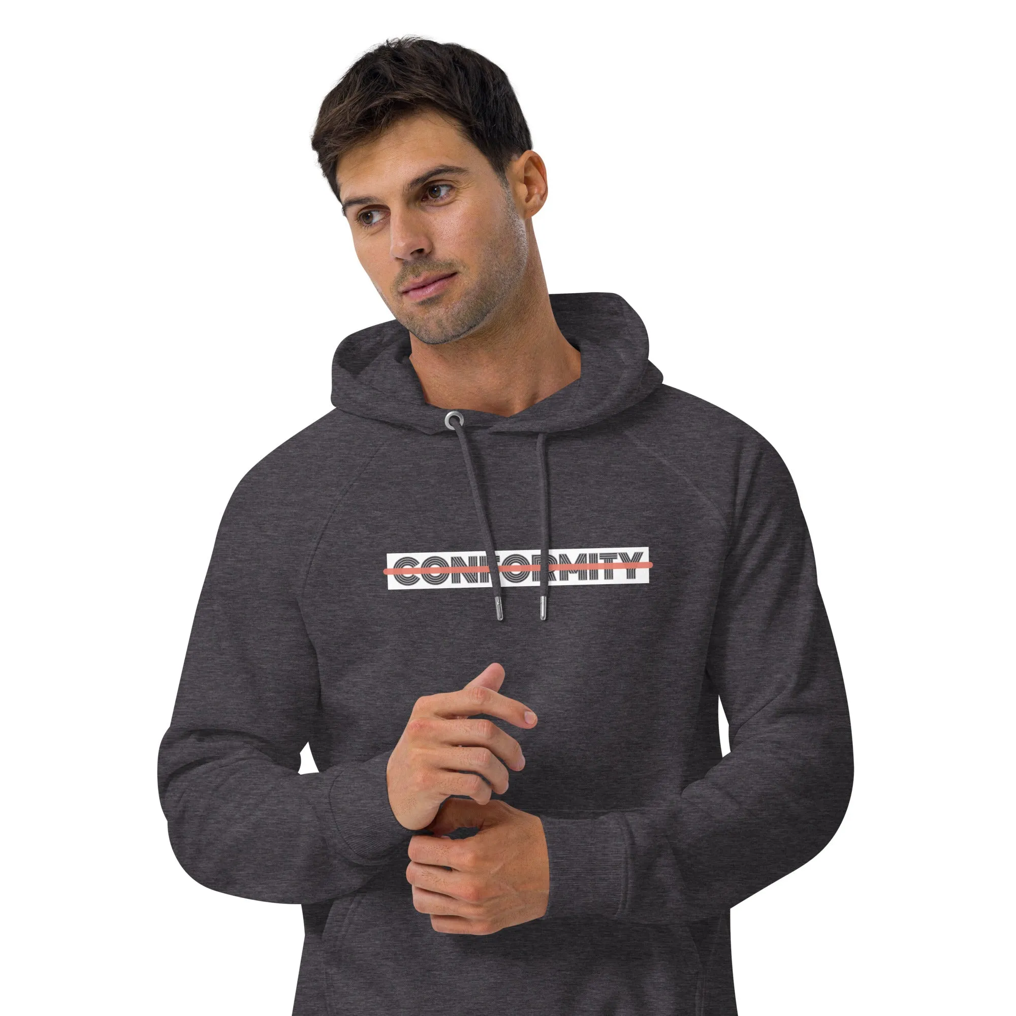 Screaming Nonconformity Unisex eco raglan hoodie