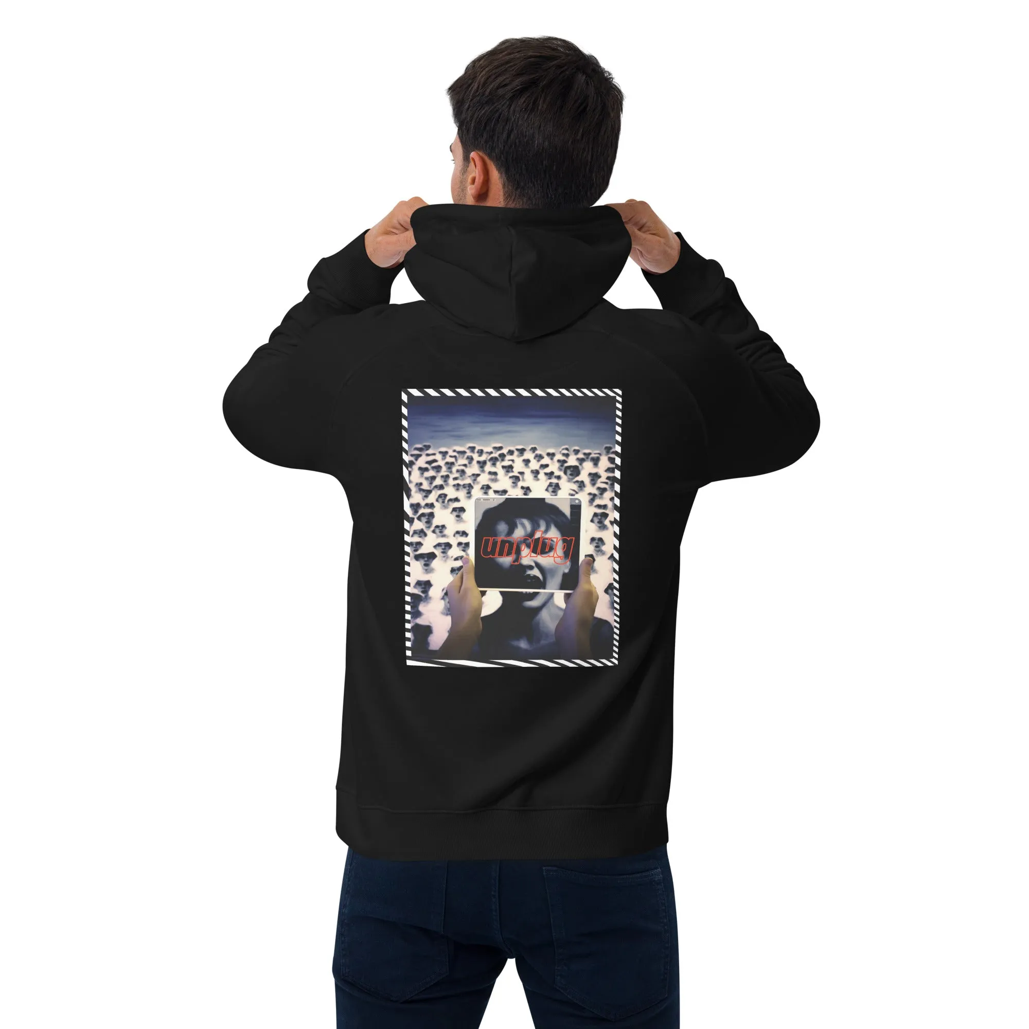Screaming Nonconformity Unisex eco raglan hoodie