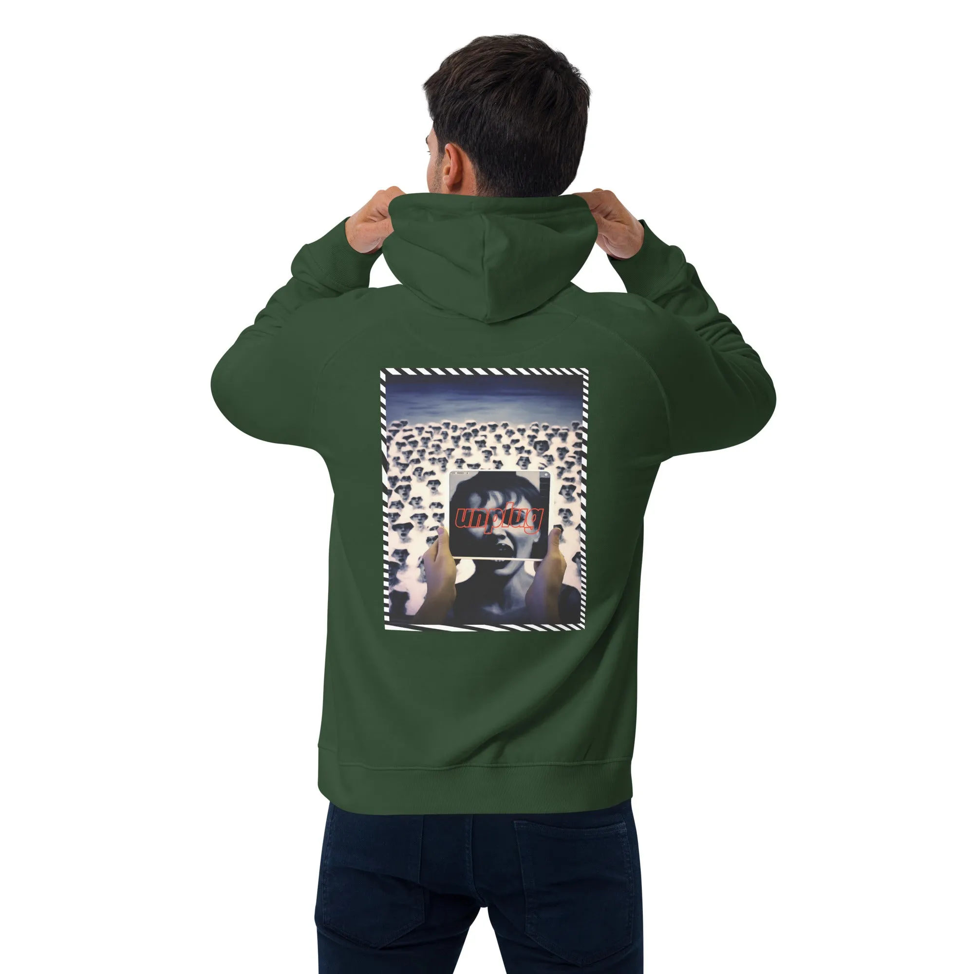 Screaming Nonconformity Unisex eco raglan hoodie