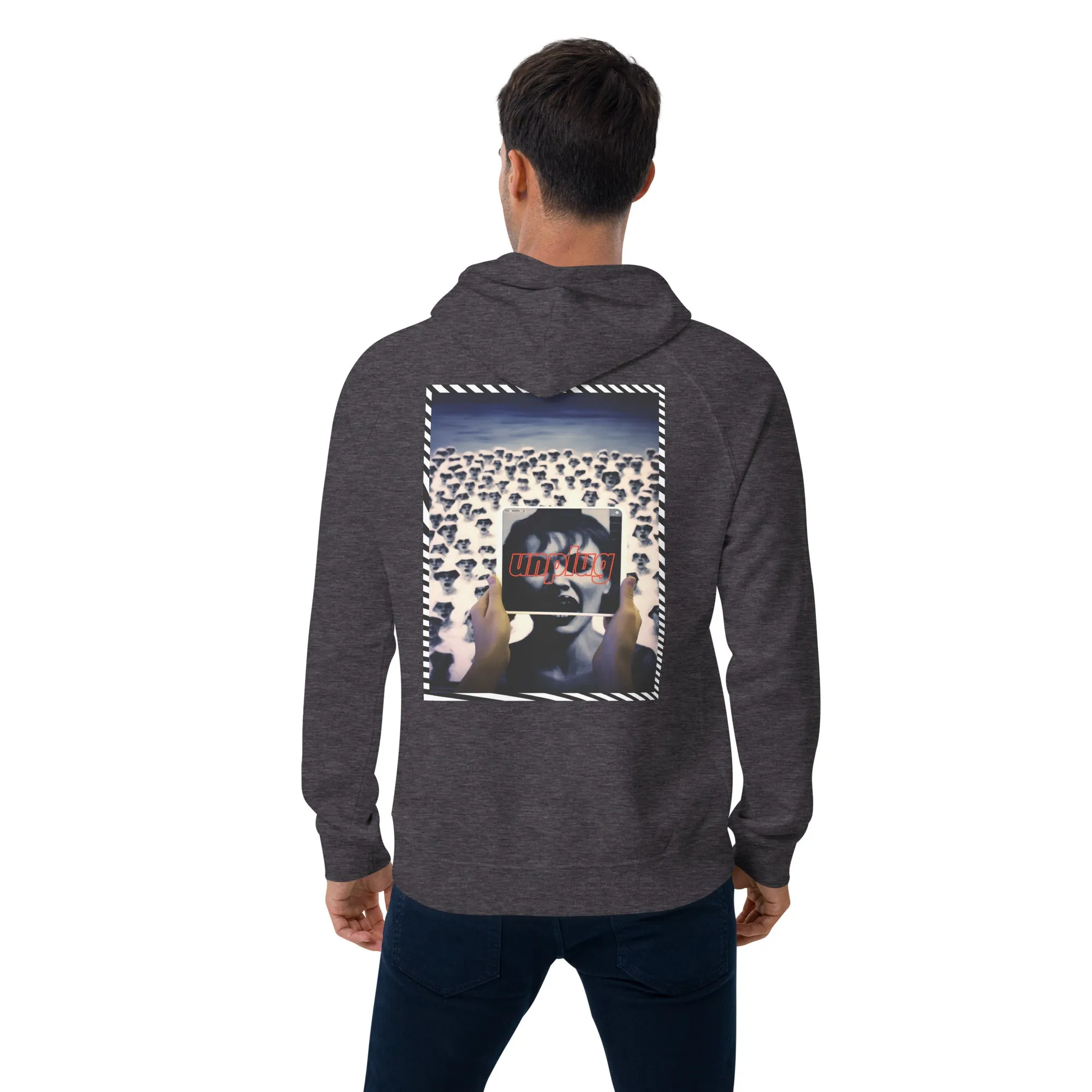 Screaming Nonconformity Unisex eco raglan hoodie
