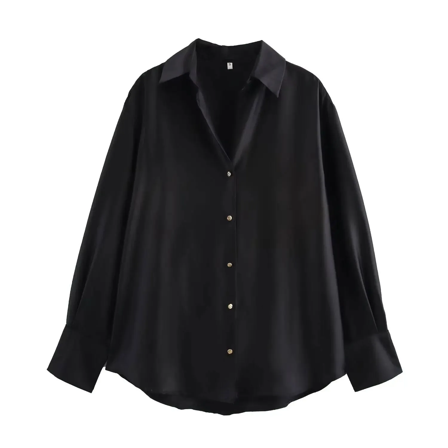 Sorrel Satin Button-Up Shirt  Effortless Work to Evening Elegance