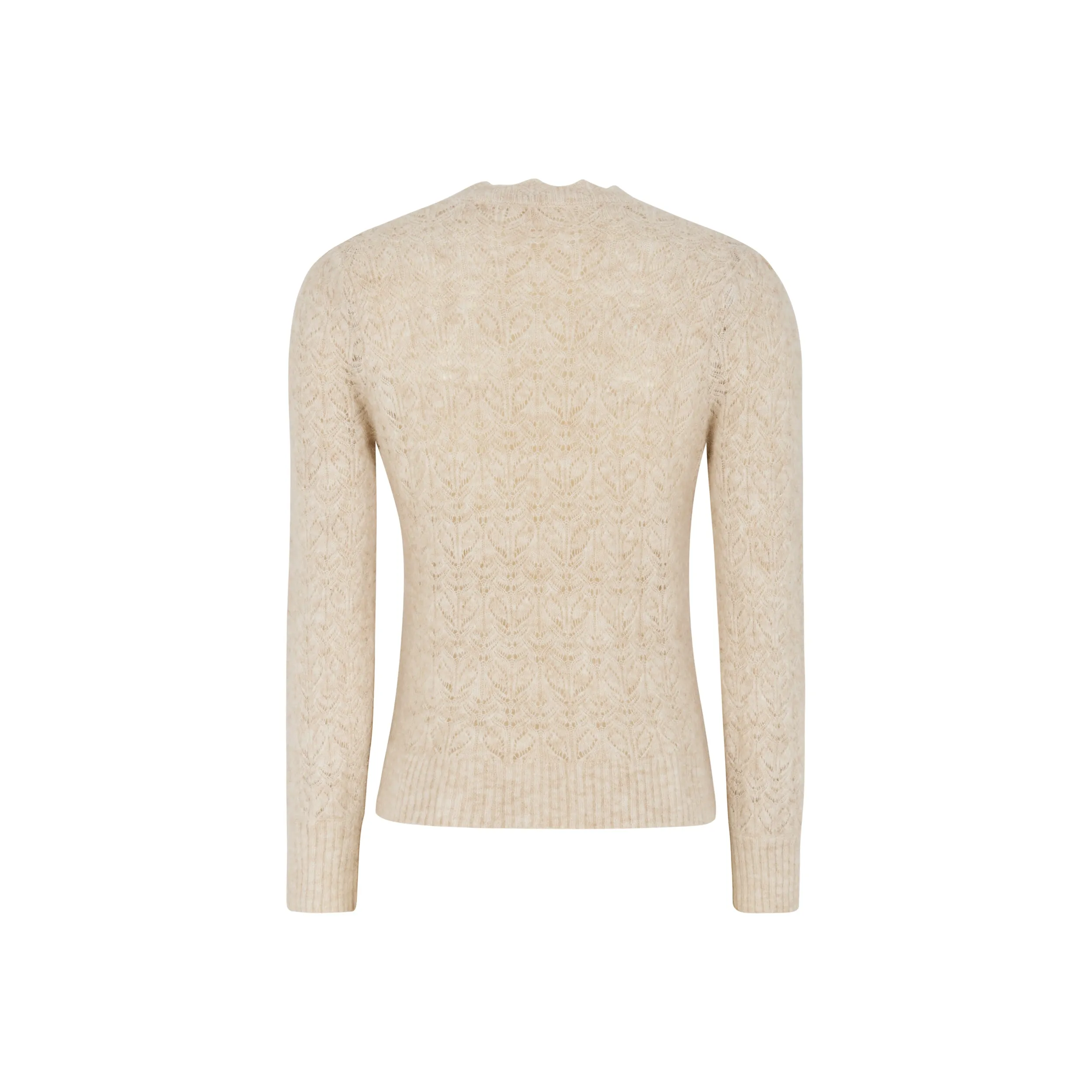 SRJayden Highneck Knit - Whitecap Gray Melange