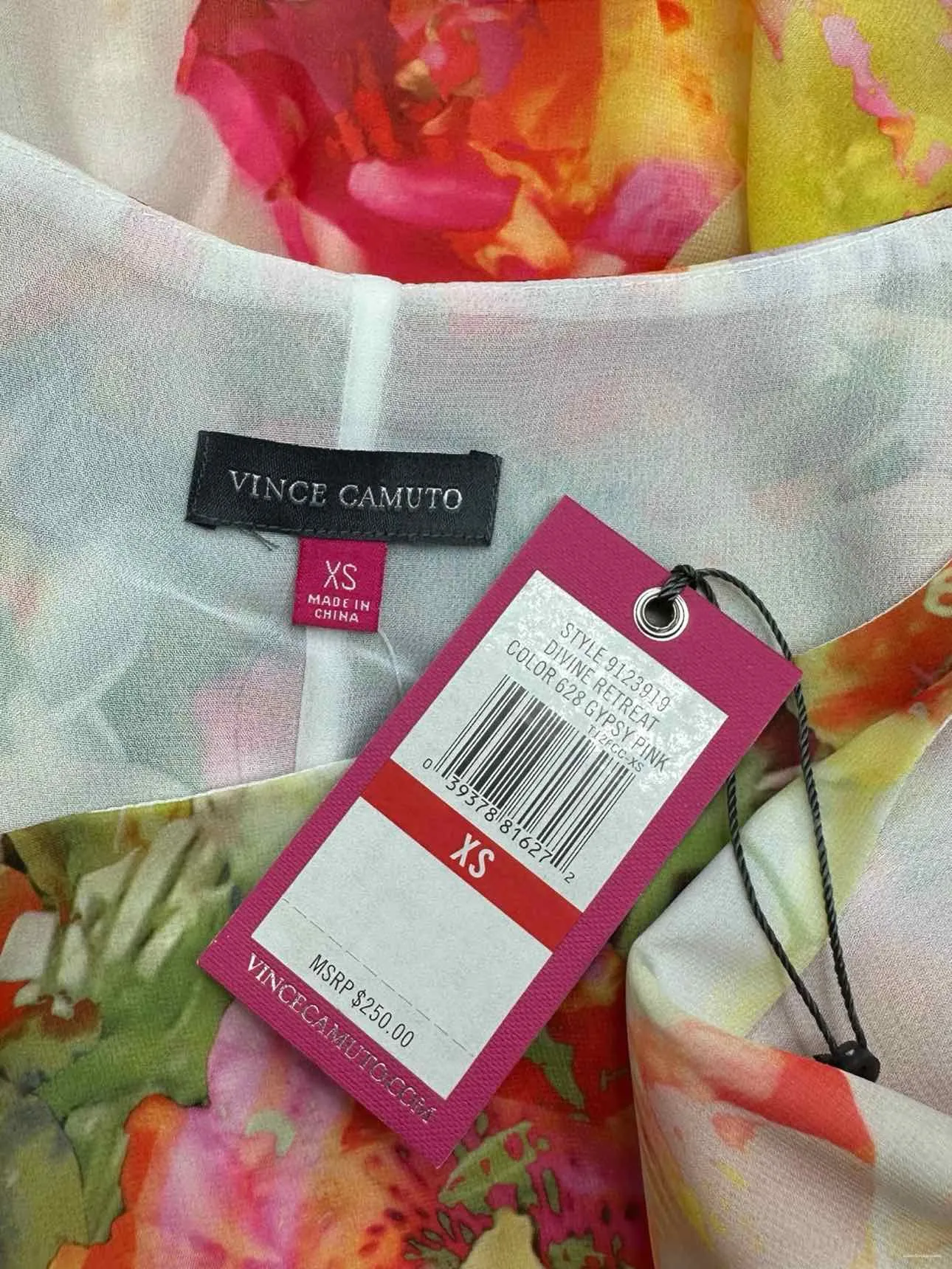 VINCE CAMUTO NWT Floral Maxi Dress Size XS