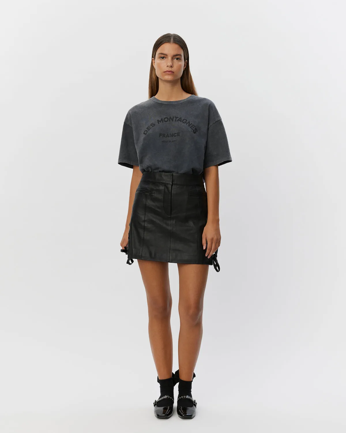 ZITASW T-SHIRT - Washed black