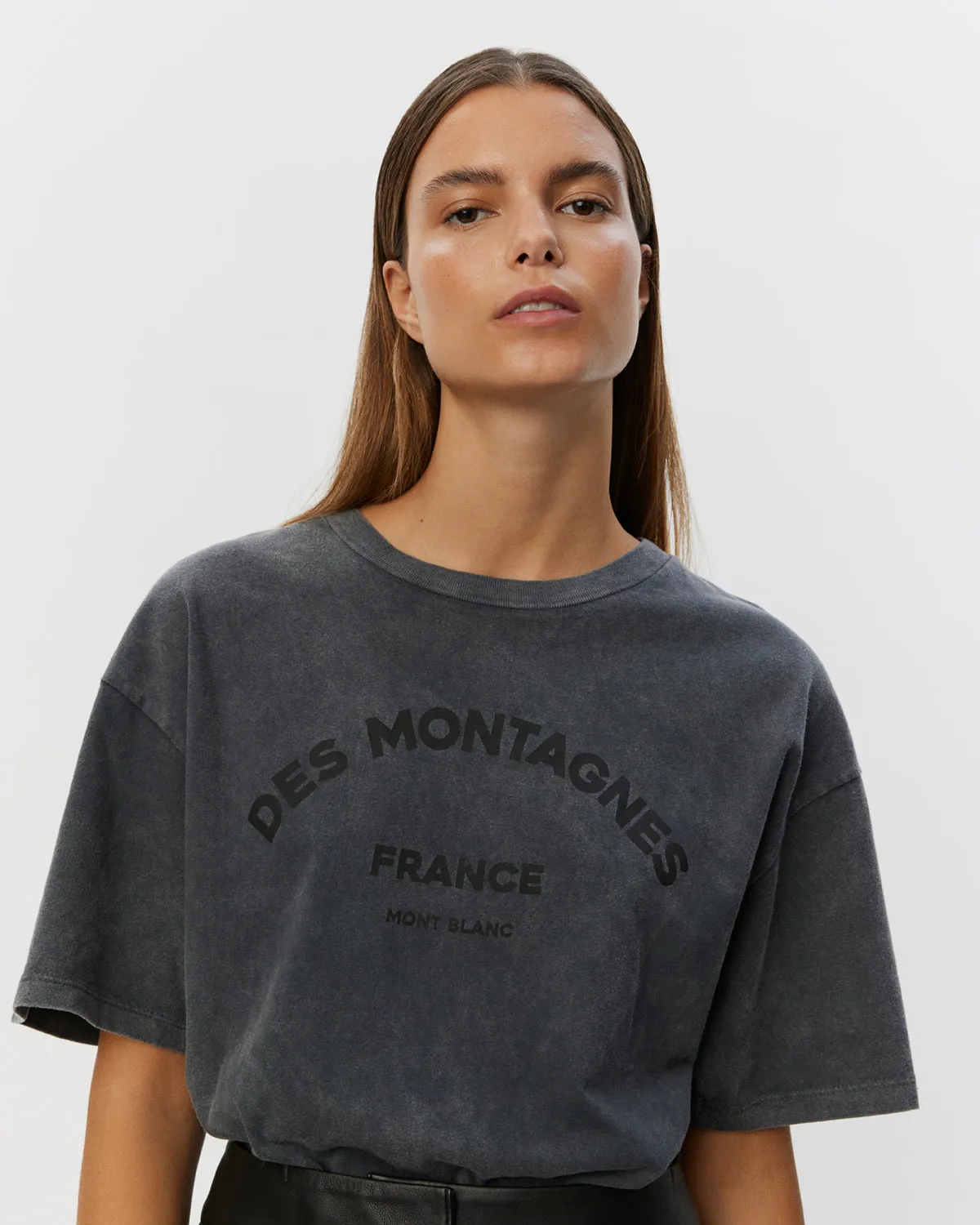 ZITASW T-SHIRT - Washed black