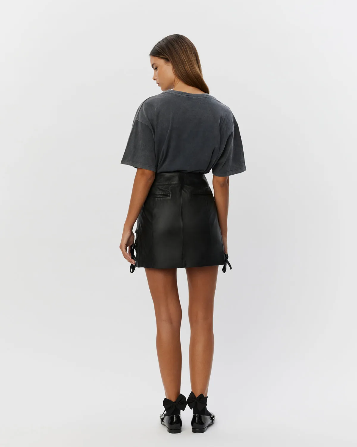 ZITASW T-SHIRT - Washed black